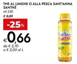 Bennet The al limone o alla pesca sant'anna SANTHÈ offerta