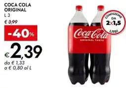 Bennet Coca cola original offerta