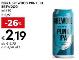 Bennet Birra brewdog punk ipa BREWDOG offerta
