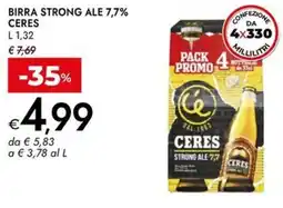 Bennet Birra strong ale 7,7% CERES offerta