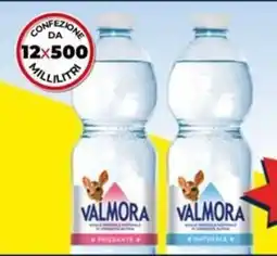 Bennet Acqua naturale o frizzante VALMORA offerta