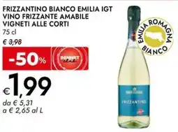 Bennet Frizzantino bianco emilia igt vino frizzante amabile VIGNETI ALLE CORTI offerta