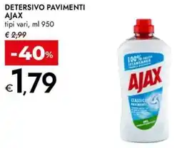 Bennet Detersivo pavimenti AJAX offerta