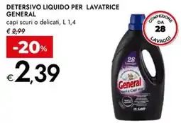 Bennet Detersivo liquido per lavatrice general capi scuri o delicati offerta