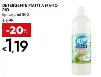 Bennet Detergente piatti a mano RIO offerta