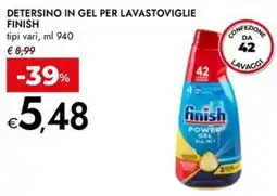 Bennet Detersino in gel per lavastoviglie FINISH offerta