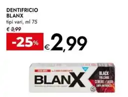Bennet Dentifricio BLANX offerta