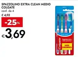Bennet Spazzolino extra clean medio COLGATE offerta