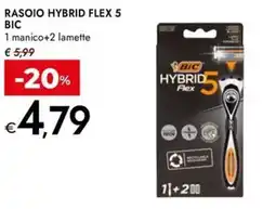 Bennet Rasoio hybrid flex 5 BIC offerta