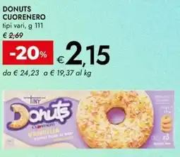 Bennet Donuts CUORENERO offerta