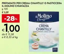 Bennet Preparato per crema chantilly o pasticcera IL MOLINO CHIAVAZZA offerta
