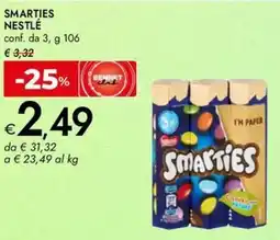 Bennet Smarties NESTLÉ offerta