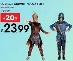 Bennet Costume gormiti nuova serie offerta
