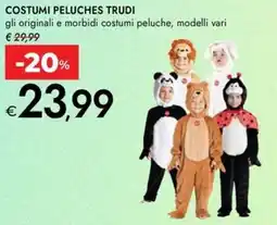 Bennet Costumi peluches trudi offerta