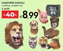 Bennet Maschere animali offerta