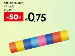 Bennet Stelle filanti 40 rotoli offerta