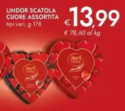 Bennet Lindor scatola cuore offerta