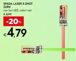 Bennet Spada laser x-shot ZURU offerta