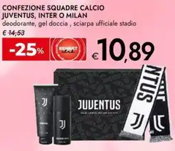 Bennet Confezione squadre calcio JUVENTUS, INTER O MILAN offerta