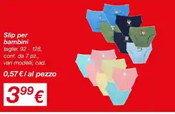 KiK Slip per bambini offerta