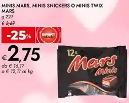 Bennet Minis mars, minis snickers o minis twix MARS offerta