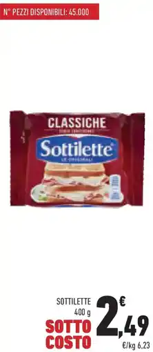Conad Superstore Sottilette classiche offerta