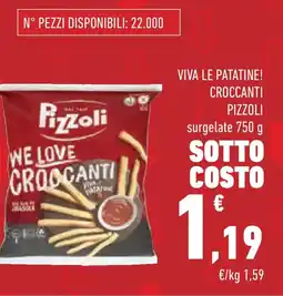 Conad Superstore Viva le patatine! croccanti PIZZOLI offerta