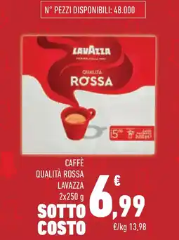 Conad Superstore Caffè qualità rossa LAVAZZA offerta