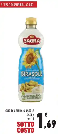 Conad Superstore Olio di semi di girasole SAGRA offerta