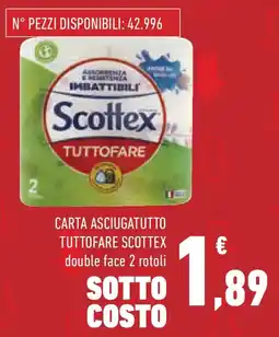 Conad Superstore Carta asciugatutto tuttofare SCOTTEX offerta