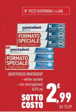 Conad Superstore Dentifricio MENTADENT offerta