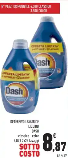 Conad Superstore Detersivo lavatrice liquido DASH offerta