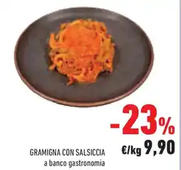 Conad Superstore Gramigna con salsiccia offerta