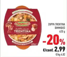 Conad Superstore Zuppa trentina DIMMIDISÌ offerta
