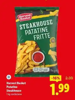 Lidl Harvest Basket Patatine Steakhouse offerta