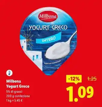 Milbona Yogurt greco