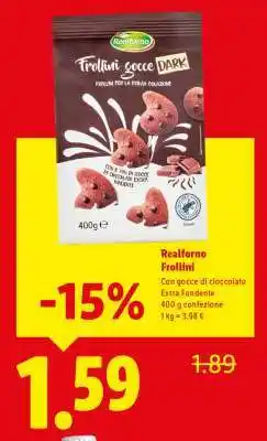 Lidl Realforno Frollini offerta