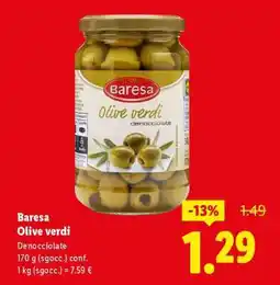 Lidl Baresa Olive verdi offerta