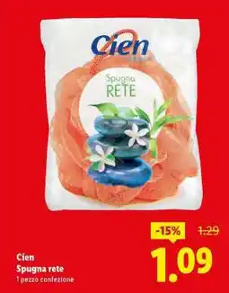 Lidl Cien Spugna rete offerta