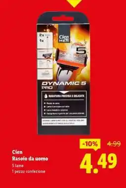 Lidl Cien Rasoio da uomo offerta