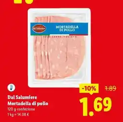 Lidl Dal Salumiere Mortadella di pollo offerta