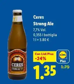 Lidl Ceres Strong Ale offerta
