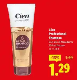Lidl Cien Professional Shampoo offerta