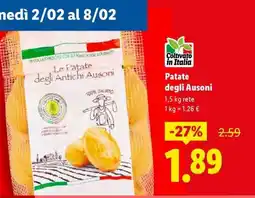 Lidl Patate degli Ausoni offerta