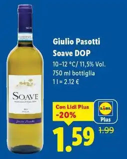 Lidl Giulio Pasotti Soave DOP offerta