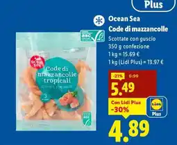 Lidl Ocean Sea Code di mazzancolle offerta