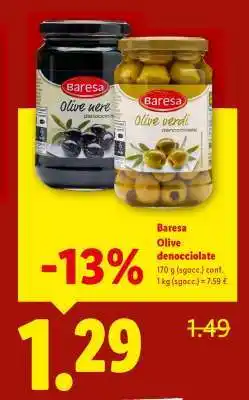 Lidl Baresa Olive denocciolate offerta