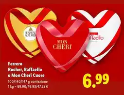 Lidl Ferrero Rocher, Raffaello o Mon Cheri Cuore offerta