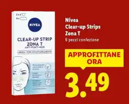 Lidl Nivea Clear-up Strips Zona T offerta