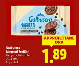 Lidl Galbusera Magretti Frollini offerta